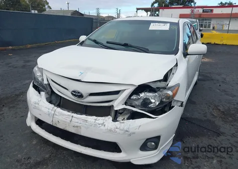 2011 Toyota Corolla S from USA, damaged, VIN 2T1BU4EE9BC671345
